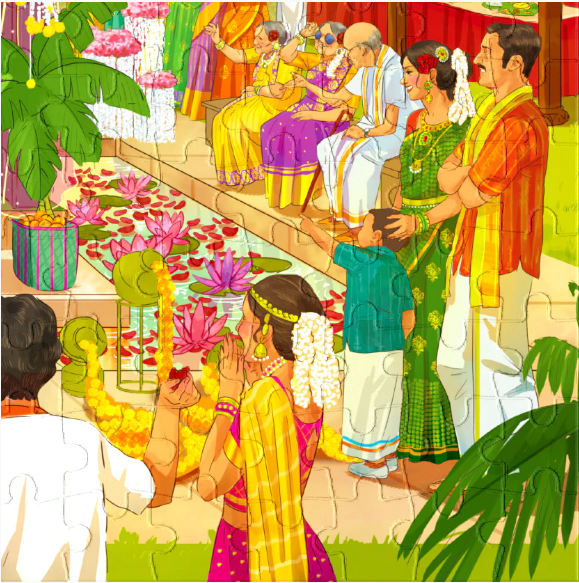 South Indian - Sacred Knot